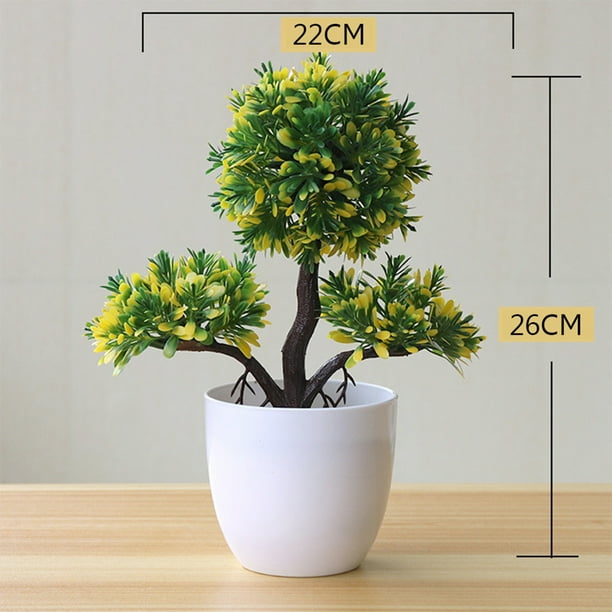 Simulation Potted Bonsai Tree Artificial Plant Desk Ornament Home Decor Sanwood Simulation Potted Bonsai Tree Artificial Plant Desk Ornament Home Decor Sanwood